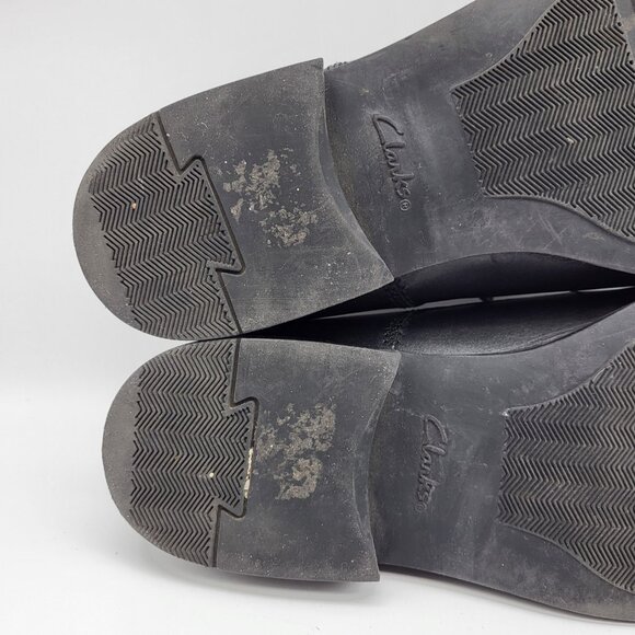 Clarks 9.5 Mens Lace up dress shoes Dapper Trendy Career